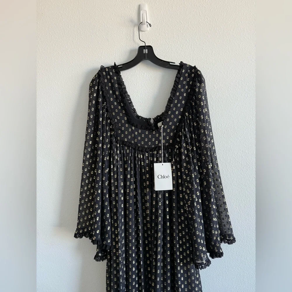 NWT Chloe Maxi Dress Black - Picture 7 of 15